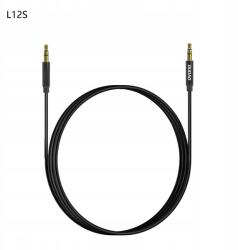 Dudao Sztereó Aux kábel mini jack 3, 5 mm 1 m fekete (6976625335510)