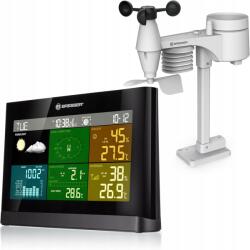 Bresser időjárás állomás 5in1 LCD érzékelő fekete Wi-Fi hőmérséklet előrejelzés (7002550CM3000)