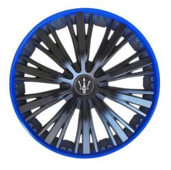 AVEX Set 4 capace roti VELAR Pulse Blue, design Sport cu accente albastre, ABS rezistent, Universal, pentru jante R15 (AVX-T290923-3) - Technodepo