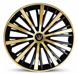 AVEX Set 4 capace roti VELAR Monarch Gold/Black, design multi-spoke Premium, ABS rezistent, Universal, pentru jante R15 (AVX-T130126-5) - Technodepo