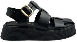 Ragazza Sandale Anatomice de Damă din Piele Negre 01231 (01231)