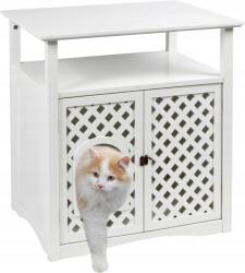 Kerbl Pet Macskaszekrény Fa Helena alomtálca fehér 64x65x46 cm (4421 90 97)