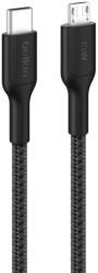Belkin Cablu de date Belkin CAB026HQ1MBK, USB-C male - Micro USB male, 1 m, Black (CAB026HQ1MBK)