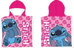  Disney Lilo és Stitch, A csillagkutya Pink Wink strand törölköző poncsó 50x100 cm (Fast Dry)