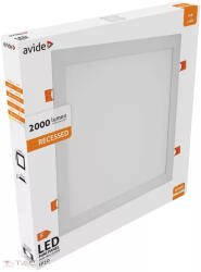 Avide Led beépíthető mennyezeti négyzet lámpa 24w 4000k (ACRPNW-S-24W-ALU)