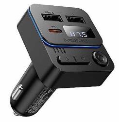  Bluetooth FM трансмитер и зарядно за кола Borofone Hero BC60
