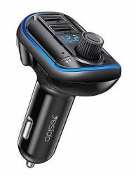  Bluetooth FM трансмитер и зарядно за кола Yesido Y44
