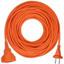 Solight Cablu flexibil Solight 1z - conector, 15m, 2 x 1, 5mm2, portocaliu (PS21)