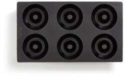 Lékué Silicone Doughnuts Mould szilikon fánk sütőforma 6db Fekete LK880520 (LK880520)