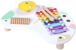 ECOTOYS 3655 Fából készült zenéasztal hangszerekkel
