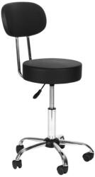 ModernHome BC009 Háttámlás forgószék, 136 kg teherbírás, fekete