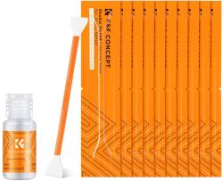 K&F Concept Set 10 spatule duble cu solutie pentru curatat senzor APS-C (SKU.1964)