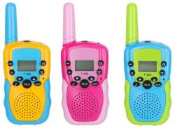 KIK KX2928 Walkie talkie gyerekeknek, 3 km hatótávolság, 3 db