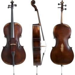GEWA Made in Germany Cello Germania, 4/4 Model Paris antique, Set-up