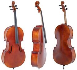 Gewa Cello Ideale, 4/4, Not ready to play, pre-prepared bridge, incl. bag