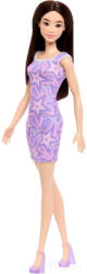 Mattel Barbie fekete hajú baba lila ruhában (JLG06) - morzsajatekbolt