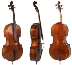 Gewa Cello Allegro, 1/4, Set up includes bag, Larsen Aurora Strings
