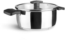Lacor Menaje Caserola Lacor 80018, inox 1810, capacitate 2 litri, inductie, 18 cm (80018)