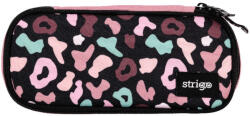 strigo Penar etui neechipat cu un compartiment, Strigo SSC258, cu separator si buzunar interior, motiv Leopard Print (SSC258) Penar