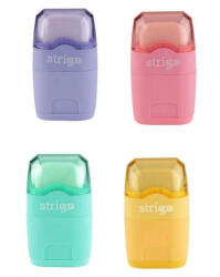 STRIGO Ascutitoare Strigo Pastel SSC145 doua dimensiuni cu radiera de sters (SSC145)