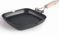 Lacor Menaje Grillpfanne Lacor 25144, Aluminiu, 24x24 cm, PFOA-free, Negru (25144)