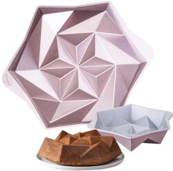 Dr. Oetker Tava pentru Gugelhupf Dr. Oetker Origami, 2000ml, Rose-Gold, Antiaderenta (2556)