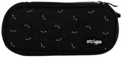 strigo Penar etui neechipat cu un compartiment, Strigo SSC254, cu separator si buzunar interior, motiv Smiley face (SSC254) Penar
