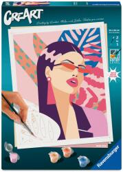 Ravensburger Set de pictură pe numere Ravensburger CreArt - Energie roz aprinsă (12023099)