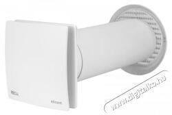 Elicent Rec Duo 100 ventilátor, hővisszanyerővel, csendes, kefe nélküli EC motor, teleszkópos csatorna, 40 m³ / h, IPX4, A +, 100 mm