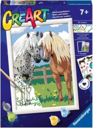 Ravensburger Set de pictat după numere Ravensburger CreArt - Prietenie (23708)