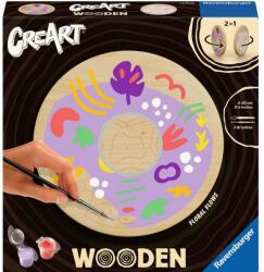 Ravensburger Set de pictat după numere Ravensburger CreArt Wooden - Flori și plante (25920)