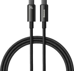 Baseus CAWJ040101 Tungsten Gold Cablu de Date USB-C pentru Încărcare Rapidă - USB-C 240W 2m Negru