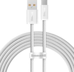Baseus Dynamic Series Cablu de date cu încărcare rapidă USB-A - USB-C 100W 2m Alb