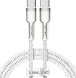 Baseus Cafule Metal Series Cablu de date USB-C - USB-C 100W 1m Alb