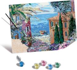 Ravensburger Set de pictură cu numere Ravensburger CreArt - Peisaj mediteranean (23913)