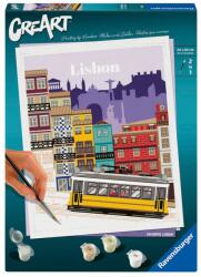 Ravensburger Set de pictură pe numere Ravensburger CreArt - Lisabona (25522)