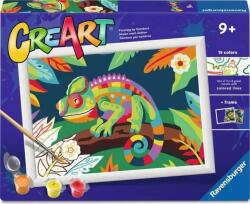 Ravensburger Set de pictură pe numere Ravensburger CreArt - Cameleon colorat (12023260)