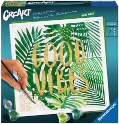 Ravensburger Set de pictură pe numere Ravensburger CreArt - Vibrații pozitive (28999)