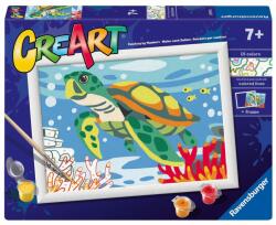 Ravensburger Set de pictură pe numere Ravensburger CreArt - Țestoasă de mare (23974)