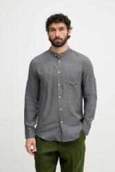 Benetton cămașă pentru bărbați din in PPYA-KDM0BB_90X (5BKU5QL08)