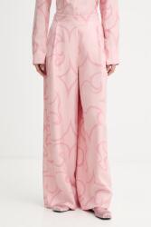 Marimekko pantaloni wide leg pentru femei, din vâscoză PPY2-SPD0R6_39X (095131)