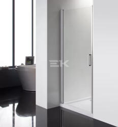 Aqualife Zuhanyajtó, Aqualife HX-109T nyíló 80x190 chrome profil átlátszó üveg (68465)