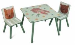 Heinner Set birou cu 2 scaune copii U-Grow Green Forest UGMBS07-GNF (UGMBS07-GNF)