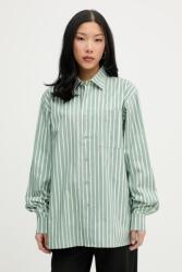 Marimekko női pamut ing - zöld S - answear - 45 990 Ft