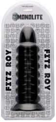 Monolite Plug anal Monolite Fitz Roy, 26 cm, PVC, ventuză, inele stimulare, negru (1-007104082)