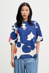 Marimekko t-shirt női pamut - kék S