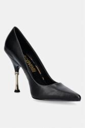 Just Cavalli tűsarkú bőr - fekete Női 39 - answear - 52 990 Ft
