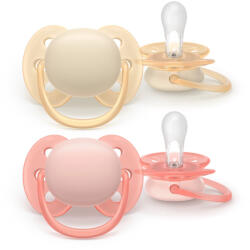 Philips játszócumi Ultrasoft neutral 0-6hó lányos 2db