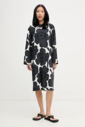 Marimekko pamut ruha - fekete M