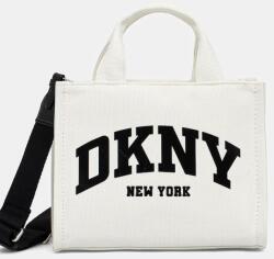 DKNY keresztpántos táska női pamut - bézs Univerzális méret - answear - 37 990 Ft